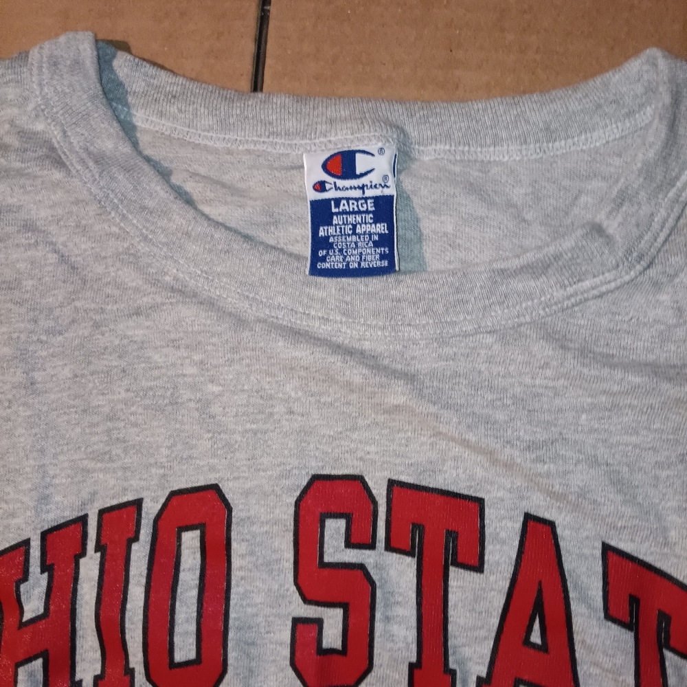 VINTAGE OHIO STATE FOOTBALL T-SHIRT size large vintage champion